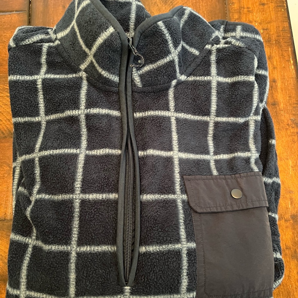 Goodfellow & Co Men's navy 1/4 zip pullover